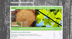 Desktop Screenshot of hakalanpuutukku.fi